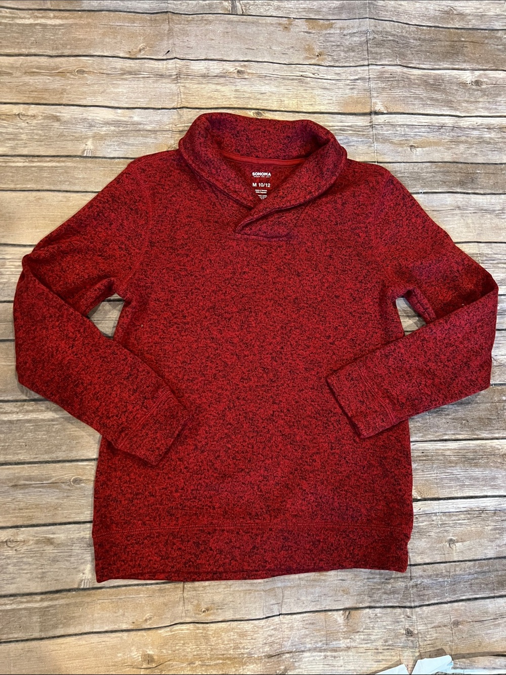 Sonoma Boys Size M (10/12) Red Sweater